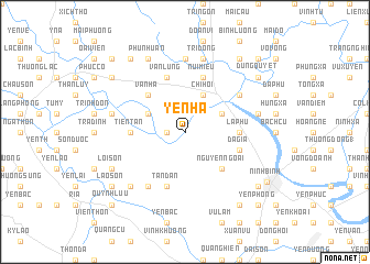 map of Yên Ha