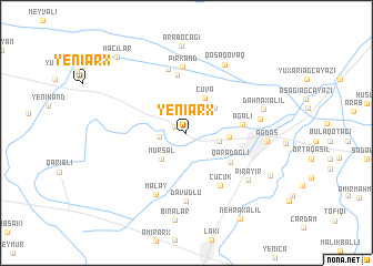 map of Yeniarx