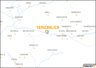 map of Yeniçamlıca