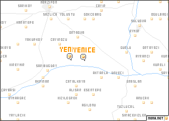 map of Yenice