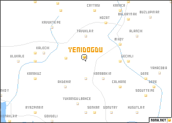 map of Yenidoğdu