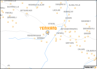 map of Yenikǝnd