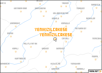 map of Yenikızılcakese