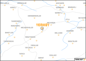 map of Yeniköy