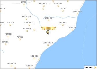 map of Yeniköy