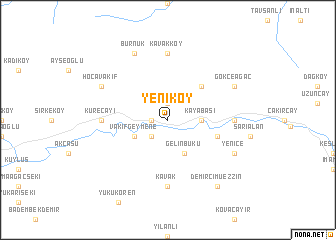 map of Yeniköy