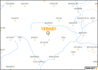 map of Yeniköy
