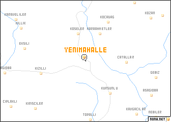 map of Yenimahalle