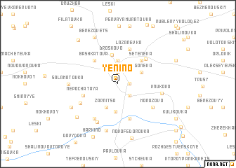 map of Yenino