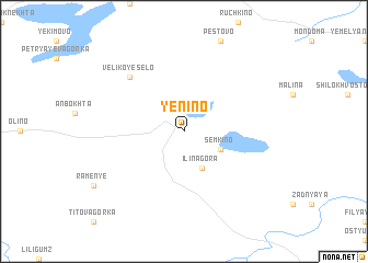 map of Yenino