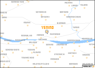 map of Yenino