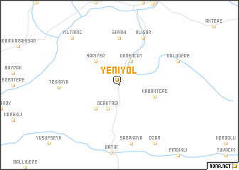 map of Yeniyol