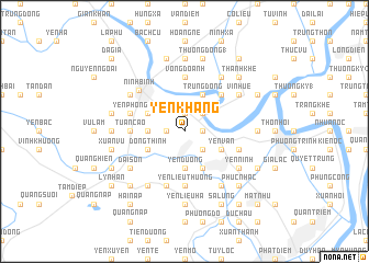 map of Yên Khang