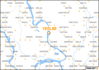 map of Yên Lập