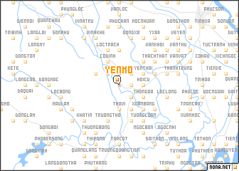 map of Yên Mô