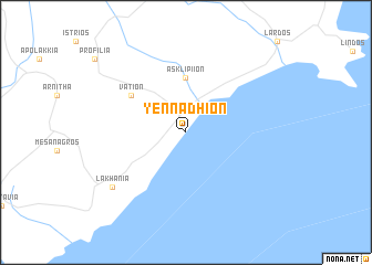 map of Yennádhion
