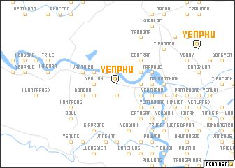 map of Yên Phụ