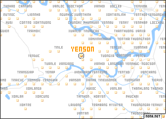 map of Yên Sơn