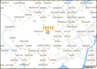 map of Yên Tế