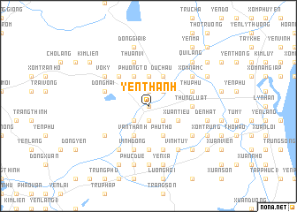 map of Yên Thành