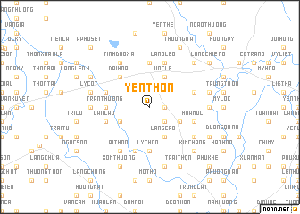 map of Yên Thôn