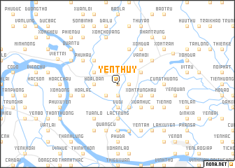 map of Yen Thuy