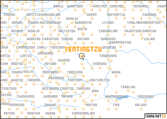 map of Yen-ting-tzu