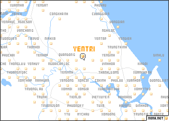 map of Yên Trí