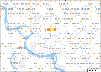 map of Yen Xá