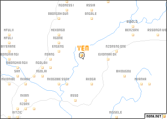 map of Yen