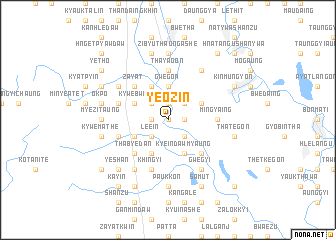 map of Ye-ozin