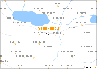 map of Yerakaroú