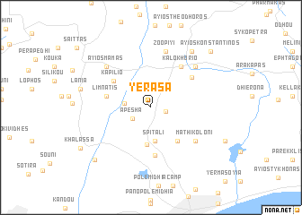 map of Yerasa