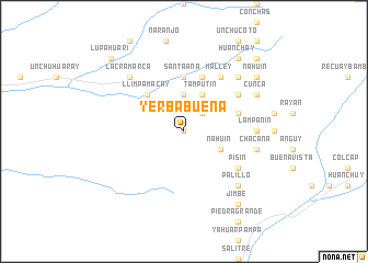 map of Yerba Buena