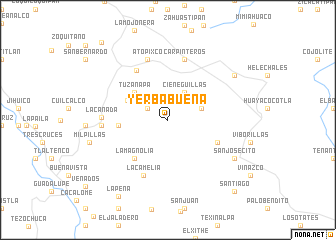 map of Yerbabuena