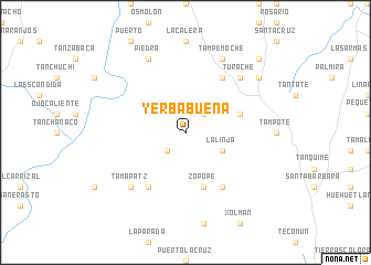 map of Yerbabuena