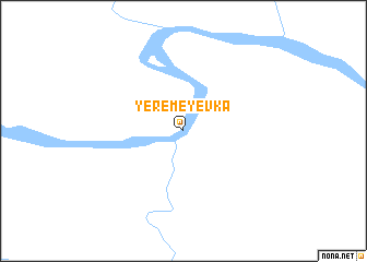 map of Yeremeyevka