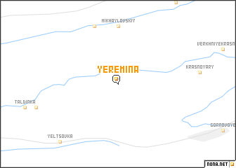 map of Yerëmina