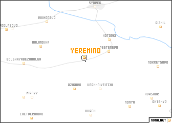 map of Yerëmino