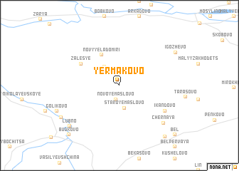 map of Yermakovo