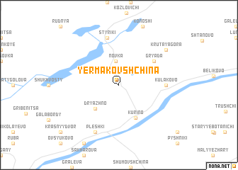 map of Yermakovshchina