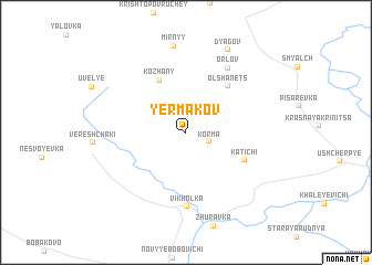 map of Yermakov