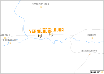 map of Yermilovka