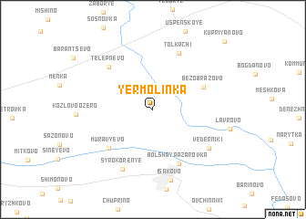 map of Yermolinka