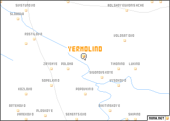 map of Yermolino