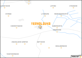 map of Yermolovka