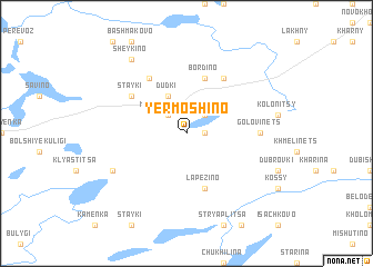 map of Yermoshino