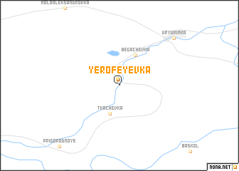 map of Yerofeyevka