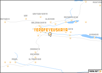 map of Yerofeyevskaya