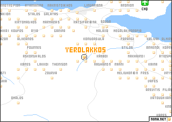 map of Yerolákkos